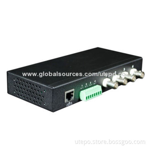 4-channel Video (BNC) to UTP (RJ45) Balun, No Power Required, Plug-and-play Function